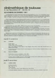 Novembre-Décembre 1981